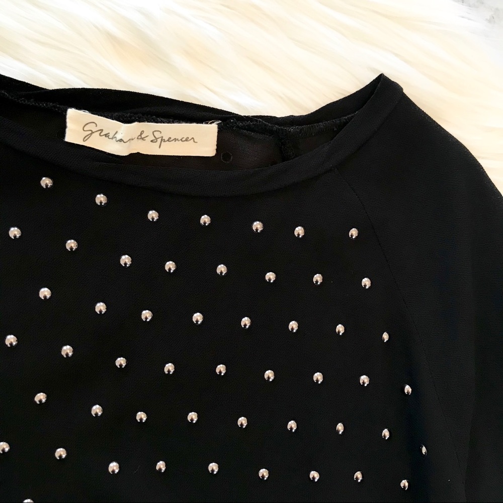 G R A H A M & S P E N C E R : Studded Top - image 6